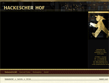 Tablet Screenshot of hackescher-hof.de